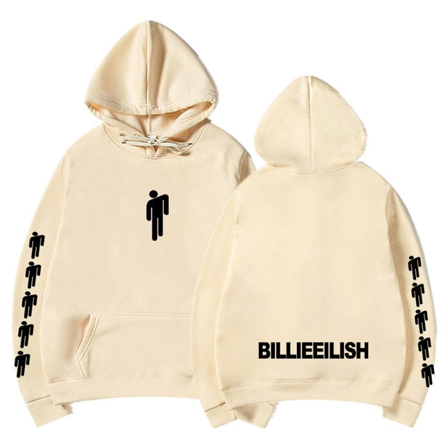 Billie Eilish Fashion Printed Hoodies Women Men Long Sleeve Hooded Swe Geese Icicle